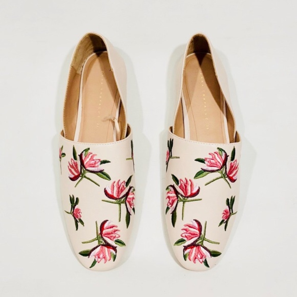 Zara flats (pale pink)